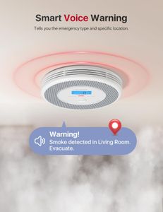 X-Sense Wi-Fi Smoke and CO Alarm 2-Pack – Wireless Smart Detector