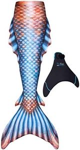 Fin Fun Atlantis Mermaid Skin, Monofin Included, Youth 6, Bronzed Sapphire