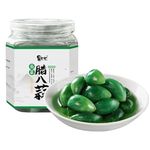 Jade Green Laba Garlic, Shandong Pickled Garlic, Vinegar Pickled Garlic, Fresh Garlic, Sweet and Vinegar Garlic,Free time snacks, Chinese Vegetable snacks (400g * 1 can,1 bag)