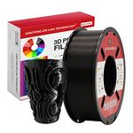 PLA 3D Printer Filament, PLA Filament 1.75mm, 1.75mm Printing Material Accuracy +/- 0.02 mm 1kg/Spool, PLA Black