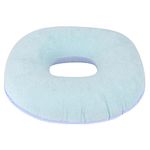 Anti-Bedsore Cushion, Round Rubber Seat Cushion, Superior Cushioning for Elder Bedridden Patient, Comfortable Pillow Ring Donut Cushion Great for Wheelchairs(Bedridden XL-blue)