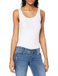 ONLY Women's 15095808 Vest, White (White), M UK