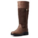 ARIAT Womens Windermere II H20 Water Hydration Country Boots Dark Brown - Easy Stretch Waterproof Sprayproof