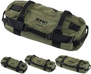 XPRT Fitness Workout Sandbag for Heavy Duty Workout Cross Training 7 Multi-positional Handles - Color Army Green/Black/Camo (Army Green, Small)