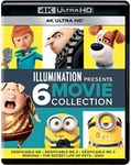 Illumination Presents: 6 Movies Collection - Despicable Me 1, 2 & 3 + Minions + The Secret Life of Pets + Sing (4K UHD) (6-Disc Box Set)