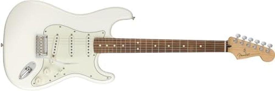 Fender Player Stratocaster SSS Electric Guitar, Polar White, Pau Ferro Fingerboard