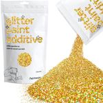 Gold Holographic glitter for paint Chunky glitter paint for walls, flakes for interior and exterior walls, paint glitter for emulsion, ceilings, wood, walls, glitter paint additive