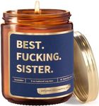 Got You A Little Something Gifts for Sister - Best Sister Ever Lavender Soy Candle ; Sister Birthday Gift Idea from Little Sisters, Big Sis, Step Sister or Older Brother ; Funny Sister Candle (9oz)