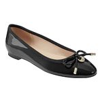 Bandolino Women's Payly Ballet Flat, Black Patent, 8.5