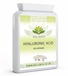 Hyaluronic Acid 100mg | Supports Healthy Connective Tissue and Joints | Natural Moisturiser for Radiant Skin | 60 Capsules | Vegan Friendly