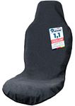 LIONSTRONG® Car Seat Covers for Cars [Waterproof] - Dirt Resistent - Washable - Car Sweat Towel Seat Cover - Universal - Microfibre