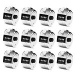 12 Pack Metal Hand Tally Counter 4-
