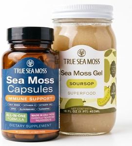 TrueSeaMoss Bundle – Immune Caps & Soursop Sea Moss Gel