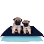 Amorite Washable Dog Pee Pads 70 X 50 Dark Blue + Sea Blue Pack of 2 (Small) | Reusable Dog Potty Training Mat | Non-Slip Pee Mat for Dogs and Puppies | Indoor Pet Training Pads | Pee Sheets for Dog