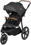 Bebeconfort Cloudy, All-Terrain Pushchair, 0 – 4 Years (max. 22kg), Reclining Baby Stroller, Fast Folding, 3 Large Air Wheels, Adjustable Handlebar, Spacious Storage Basket, Mineral Graphite