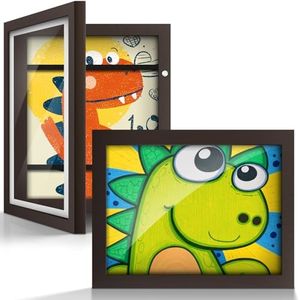 Artfeel 2-Pack 10x12.5 Kids Art Frames,Front Opening Kids Artwork Frames Changeable Child Artwork Picture Display,Children Storage Frame for Wall,Holds 50pcs Drawings,Craft,Art Project,Schoolwork.
