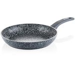 Westinghouse Granite Series 30 cm Non Stick Frying Pan (11.8") | 3 Layer Non-Stick Marble Coated Surface, Forged Aluminum Fry Pan for Gas, Electric, Halogen, Ceramic, and Induction Cooktops