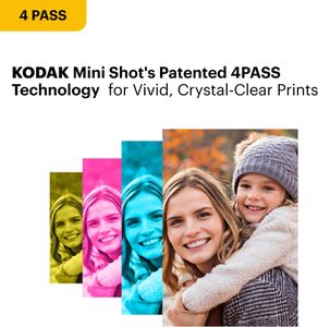 KODAK Mini Shot 2 ERA Instant Camera – Portable Photo Printer