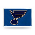 Rico FGB8602 NHL St. Louis Blues 3-Foot by 5-Foot Banner Flag