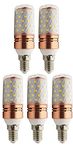 GreyWings 6-Watts E14 LED Color Changing Bulb, Pack of 5