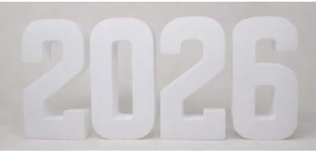 2026 EPS Foam Sign, White, for Graduation Parties and Celebrations