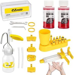 TorchPilot Bike Brake Bleed Kit for Shimano,TEKTRO Hydraulic Disc Brakes, Bicycle Brakes Service Bleed Set with 120ml Mineral Oil for MTB/Road Brake Perfect Bleeding of The Bicycle Brake