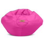 Dojo Classic Kids Bean Bag Chair (Filled) - Tough, Stain Reistant, Waterproof and Ultra Comfortable - Bright Pink