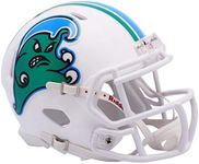 Riddell Tulane Green Wave Angry Wave NCAA Revolution Speed Mini Football Helmet