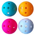 EXEL Precision Pro Floorball Balls - 4-Pack Multicolor