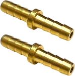 2pcs Brass Hose Barb Fitting Metals