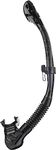 Cressi Alpha Ultra Dry Snorkel - Total Black