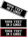 AI-NEEL Custom Name Patch x 2Pcs, P