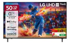 LG 126 cm (50 inches) UA82 AI Series 4K Ultra HD (3840 x 2160) Smart webOS LED TV 50UA82006LA