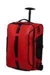 Samsonite Paradiver Light - Travel Bag/Backpack S with 2 Wheels, 55 cm, 51 L, Flame Red, Red (Flame Red), S (55 cm - 51 L), Carry-on Luggage