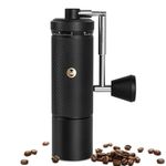 TIMEMORE Chestnut S3 Coffee Grinder with External Point to Point Precision Digital Adjustment, Stainless Steel S2C890 Burr, 30g Capacity, Suitable for Travel/Camping