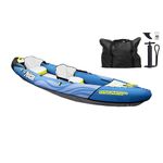 Pelican iESCAPE Inflatable Kayak - Recreational Kayak - Compact, Stable and Fun All in One - for 1 or 2 Person