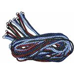 Downtown Pet Supply Braided Poly Slip Lead Dog Leash, 48 Pack, 5' Long - Universal Dog Slip Leash with Metal O Ring - Durable Dog Slip Lead for Groomers, Shelters, Rescues, Vets, or Doggy Daycares