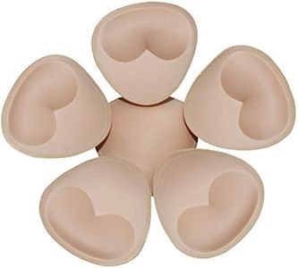 TopBine Bra Pads Inserts Women's Sports Cups Bra Replacement Insert For Bikini swimsuit (triangle 3 pairs), Triangle 3 Pairs, A/D