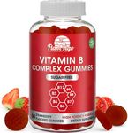 Sugar Free Vitamin B Complex Gummies - Vitamin B12, B7, B6, B3 (Niacin), B5, B8, B9 (Folate)- Third Party Tested- Prenatal, Vegan Diet, Older Adults - B Complex Vitamin Supplement- Two Month Supply