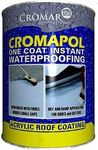 Cromar Grey Cromapol Acrylic Fibre Reinforced Roof Coat Sealant Paint 2 x 5Kg