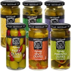 Sable & Rosenfeld Cocktail Garnishes - Earth Kosher - Cocktail Garnish Variety Pack - 6 Pack (5 oz each)