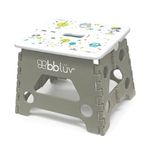 bblüv - Stëp - Foldable Step Stool - Safe, Compact and Easy to Clean (Grey)