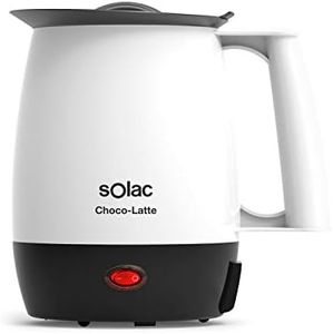 Solac - Calentador de leche | 250W | Calienta chocolate, agua, sopa | Capacidad 1L | Hervidor electrico portatil | Filtro anti-nata | Recubrimiento anti adherente | Fácil limpieza | Milk kettle