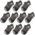 Comfoex 10 Pairs Boys Socks Ankle Athletic Socks For Big Little Kids Cotton Half Cushioned Socks