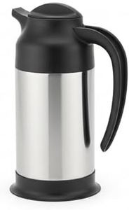 Notana Coffee Carafe Insulated, Thermal Carafe Stainless Steel 24 oz, Insulated Coffee Pot Keeps Hot or Cold for Hours, Double Wall Vacuum Insulated Carafe, Creamer Server with Lid