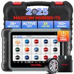 Autel MaxiCOM MK808S-TS OBD2 Scanner: 2025 Updated of MK808BT PRO, MK808TS MX808TS TS601 with Bidirectional Test, 28 Service 150 Makes, TPMS Programming Relearn Retrofit, All-System Scan, OS11 4+64GH2