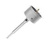 Concrete Hole Saw Wall Drill Bit - SDS Plus - Ø80mm Core bit for Hammer Drill Hole Cutter for Concrete, Masonry, Cement, Silicate Brick (80mm+220mm SDS Plus Adapter)