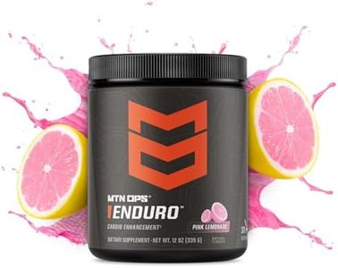 MTN OPS Enduro Nitric Oxide Supplement & Stim-Free Pre Workout - 30 Servings - with Magnesium Citrate, Beet Root Powder, Niacinamide, L Arginine & L Citrulline - Pink Lemonade Flavor