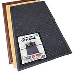 iPrimio Phthalate & BPA Free. XL Size Cat Litter Mat - Mesh Mat Catches Litter - Repels Odor & Liquid - Litter Free Floors. Extra Soft, Easy Clean Brand (Black)