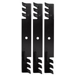 Dibanyou Lawn Mower Deck Mulching Blades for 36" 52" Cut Deck Husqvarna 539100341,Ariens 00273100,Bad Boy 038-0003-00,Bobcat 2722543-02 3 Pack